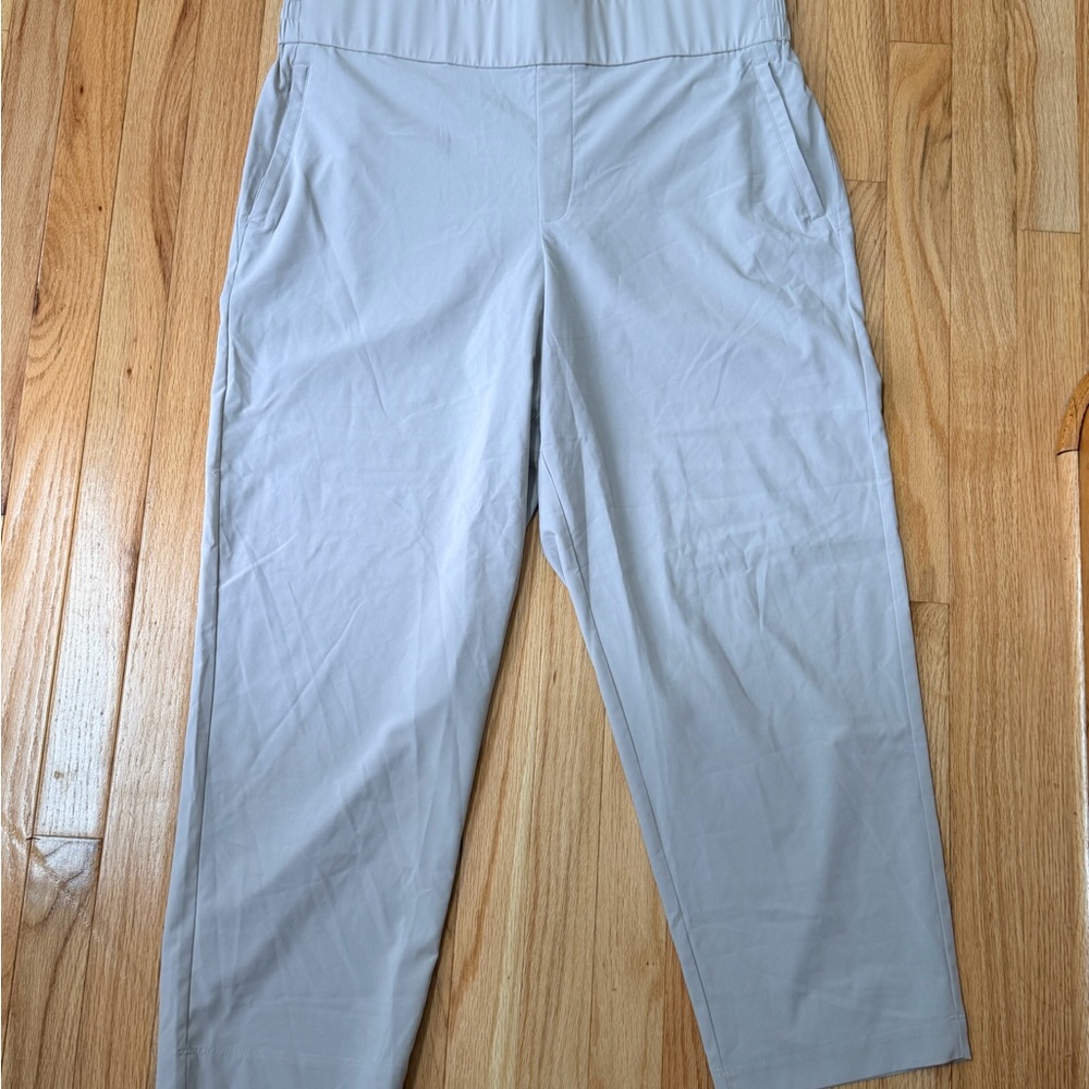 Lou & Grey light gray drawstring lounge pants